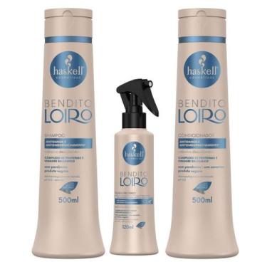 Imagem de Haskell Bendito Loiro Shampoo Condic 500ML e Fluido Proteico