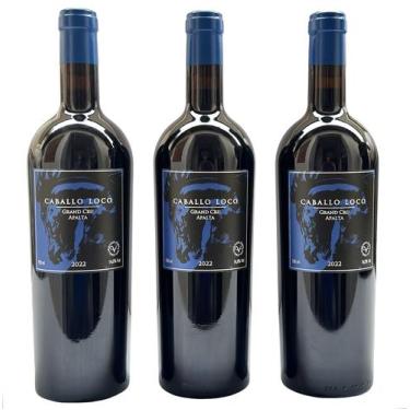 Imagem de Vinho Caballo Loco Grand Cru Apalta  Kit Com 3 Garrafas  Oferta