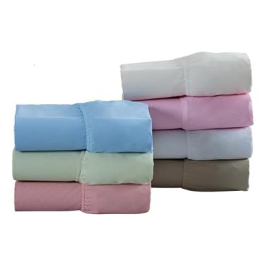 Imagem de Lençol Super King 200 Fios Percal 100% Algodão com Elástico Avulso Roupa de Cama Box (Branco)