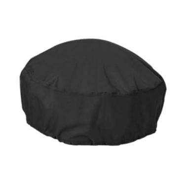 Imagem de Bothyi Capa para fogueira, capa para fogueira, revestimento em tecido Oxford, cobertura total para tigela de fogo, proteção para quintal, jardim ao ar livre, Redondo 86x86x38cm