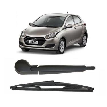 Imagem de Braço Limpador Parabrisa Traseiro com Palheta Hyundai HB20 2012 2013 2