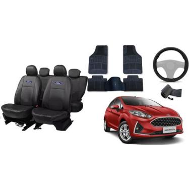 Imagem de Kit Completo de Capas Fiesta 13-21 + Tapete + Capa de Volante - aero p