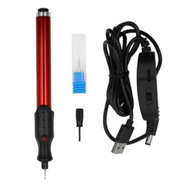 Imagem de Mini Caneta de Gravação Elétrica, Gravador Elétrico Portátil Com Velocidade Ajustável USB para Metal, Madeira, Vidro, Joias Plásticas Com Escultura Estável e Confiável, Perfeito