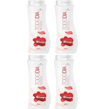 Imagem de SABONETE ÍNTIMO MORANGO TODO DIA 230ml DEMAZON 4un