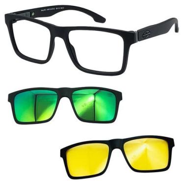 Imagem de Oculos Mormaii Swap NG 2 6153 AFE com 2 Clipon Verde Nortuno, Verde, N