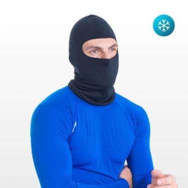 Imagem de Capuz Balaclava Snugg Lycra Touca Ninja Térmico Inverno Preto