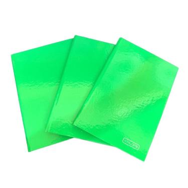 Imagem de Caderno Brochura Grande Capa Dura 96 Folhas 20X27Cm -Kit 5Un
