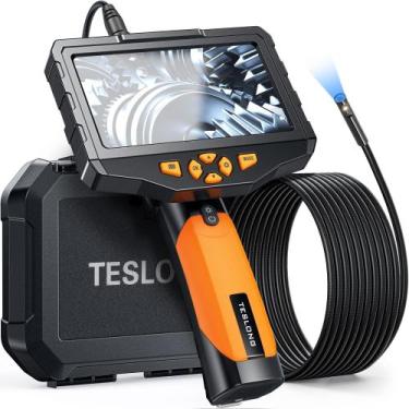 Imagem de Câmera de inspeção Teslong NTS300 Dual Lens 1080P 5 polegadas IPS