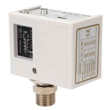 Imagem de Pressão Bomba Chave de Pressão de 0 a 16bar, Interruptor de Pressão do Compressor de Ar 12V DC, Adequado para Compressor de Ar, Secador Frio, Classe de Proteção IP40, AC125V,