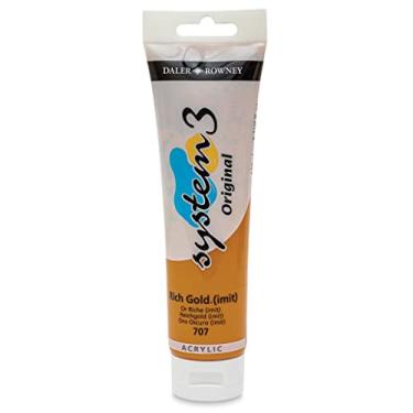 Imagem de Daler-Rowney System 3 Acrylic 150 ml Tube - Rich Gold (Imitation)