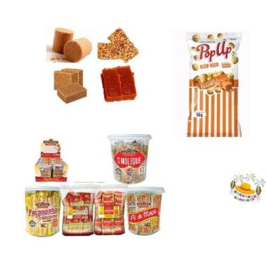 Imagem de Kit Doces Juninos Embalados São João Com Pipoca Doce Pacote - Lynx Pro
