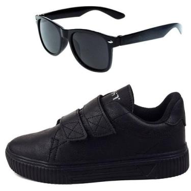 Imagem de Sapatenis Infantil Sapatilha Calce Facil Casual Social LIGHT + Oculos 