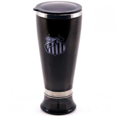 Imagem de Copo Lager Inox Santos 400ml  Produto Oficial SFC Torcedor Cerveja - M