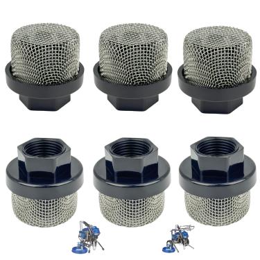 Imagem de HHLZDHH (Pacote Com 6) Filtro De Entrada Mangueira 246385 Malha Sucção Para Pistolas Pintura Sem Ar Graco 390 Ultra 395 495 E Bombas Wagner Spraytech Titan