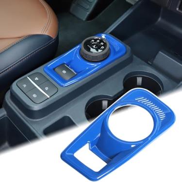 Imagem de Aunginsy Capa de painel de caixa de câmbio de marchas de controle central compatível com Ford Maverick 2022-2025 console central de carro painel de mudança de marchas painel decorativo moldura