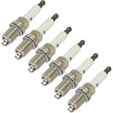 Imagem de SCITOO Conjunto de 6 velas de ignição de irídio de substituição para BMW 320i, para Mercedes-Benz C32 AMG, para Nissan Pathfinder, para Volkswagen Passat, para Cadillac CTS, Volvo XC90, Porsche 911