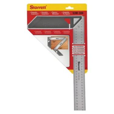 Imagem de Esquadro para carpinteiro com cabo aluminio 300mm starrett