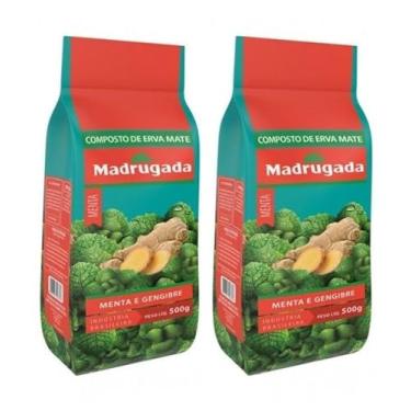 Imagem de Composto ErvaMate Chimarrão Menta Gengibre Madrugada Kit 1Kg