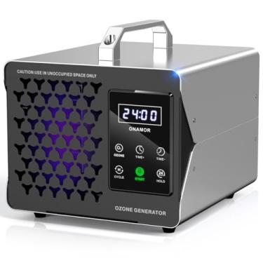 Imagem de onamor Gerador De Ozônio Digital Onamor, Eliminador Odores 99.000 Mg, Máquina Alta Capacidade Para Remoção Até 740 M², Eliminador, Ozonizador Ionizador Casa, Carro, Fumaça, Quarto Animais Estimação