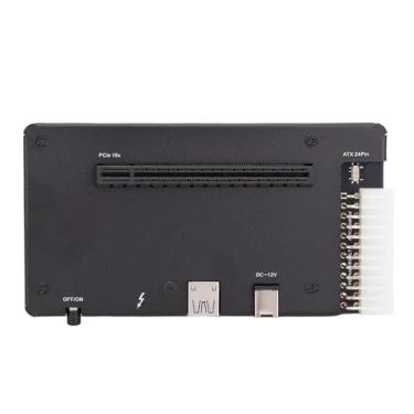 Imagem de GOWENIC GPU Externo Fit for Thunderbolt 3 4 Placa Gráfica USB4 Dock EGPU Gabinete ATX 24pin Conector PCIE 16X Slot Com Cabo 1M