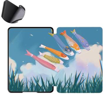 Imagem de GUKSRASO Capa Compatível com Kindle Paperwhite 12ª Geração/Colorsoft Signature Edition (2024) - Capa Protetora de Material TPU com Hibernação Automática