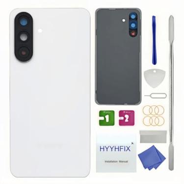 Imagem de HYYHFIX Substituição de vidro traseiro Galaxy A36 para Samsung Galaxy A36 5G SM-S366 17.0 cm capa traseira de vidro à prova d'água e kit de ferramentas de reparo profissional (branco maravilhoso)