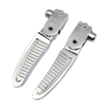 Imagem de Mqetly 1 Par de Apoios para Os Pés para Scooters Elétricas, Apoio para Os Pés Traseiro, Pedal de Fácil Instalação, Peças de Reposição para Motocicletas
