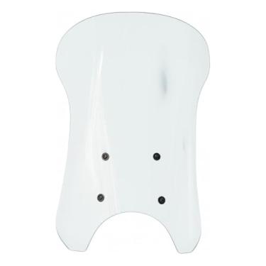 Imagem de Bolha Parabrisa Acrílico Para Royal Enfield Himalayan 450 52x46cm 4mm De Espessura (Cristal)