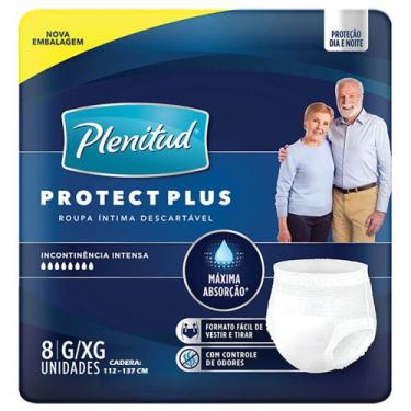 Imagem de Roupa Íntima Plenitud Protect Plus G/XG Com 8 unidades
