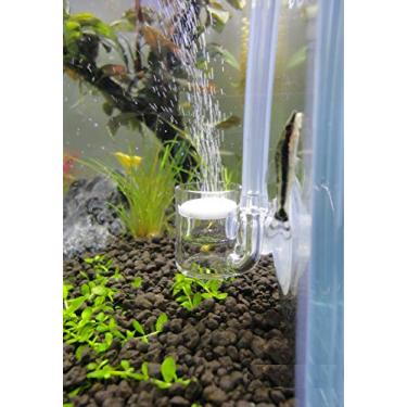 Imagem de Difusor de CO2 de vidro de pólen JARDLI para aquário plantadoJARDLI 3/4" for below 20 US gallons JACOP20
