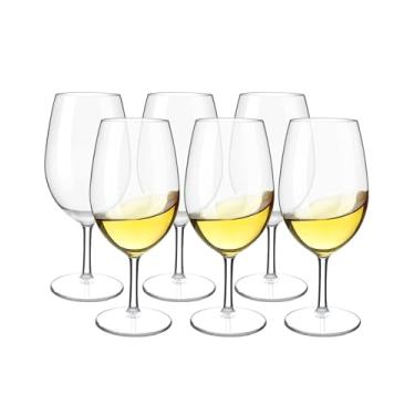 Imagem de MICHLEY Taças de vinho flutuantes para piscina 609.5 g Unbreakable Tritan Taças de vinho tinto de plástico com haste ideal para bar de praia, acampamento, lava-louças, conjunto de 6