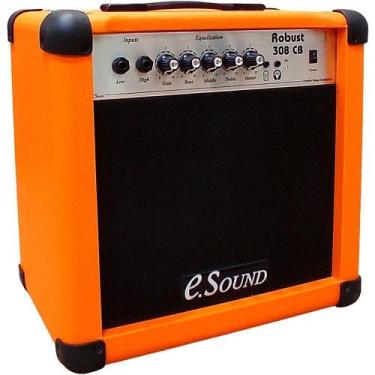 Imagem de Amplificador De Contrabaixo Robust 308Cb 30 Watts Laranja - E. Sound