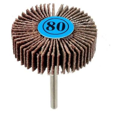 Imagem de Disco Flap De Lixa 32Mm Roda Lamelas G80 Para Micro Retífica - Dremax