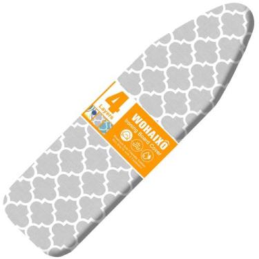 Imagem de Tampa de tábua de passar roupa WOHAIXO Tamanho padrão 38x137cm 4 camad