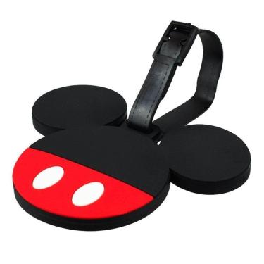 Imagem de Etiqueta Identificação Bagagem Mala Mickey Disney