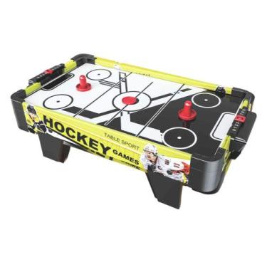 Imagem de Brinquedo Infantil Hockey Game com Ar para o Disco deslizar Braskit - 