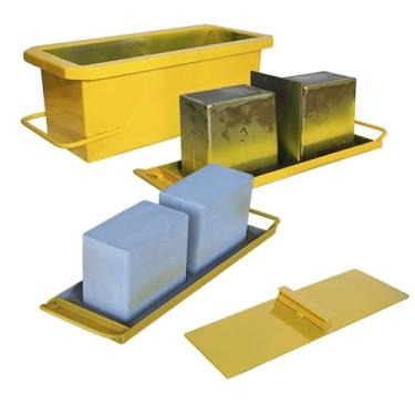 Imagem de Kit Misto N14 Forma para Produção de Bloco E Meio Bloco Concreto Vazado Gastrobel