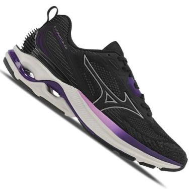 Imagem de Tenis De Corrida Mizuno Wave Dynasty 7 Feminino, Preto, 36