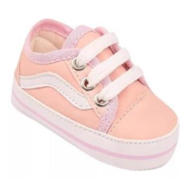 Imagem de Tênis Bebê Mania Rosa Menina Estiloso E Confortavel - Sem Marca, 16.0
