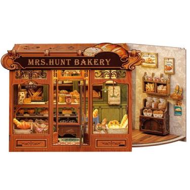 Imagem de Kit de casa de bonecas DIY Miniature House Bakery Dessert Shop CUTEBEE