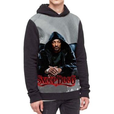 Imagem de Moletom Com Capuz Noop Dogg Ref:495 - smoke, Preto, GG