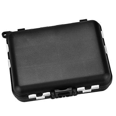 Imagem de Eacam Caixa de Ferramentas de Pesca à Prova D'água, Design de Partição, Leve, Grande Capacidade, Aproveite Seu Tempo de Pesca Sem Perder Ferramentas, Preto, Aprox.12 * 10 * 3,4 Cm, 106g