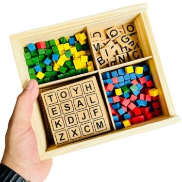 Imagem de Jogo Bingo de Letras Didático Alfabetização Reconhecimento de Letras Crianças