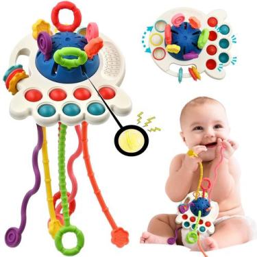 Imagem de Brinquedo sensorial Montessori para bebês AiTuiTui de 6 a 12 meses com