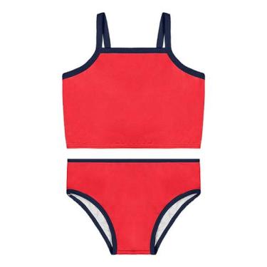 Imagem de Biquíni FPS +50 Menina Quimby, Vermelho, 6