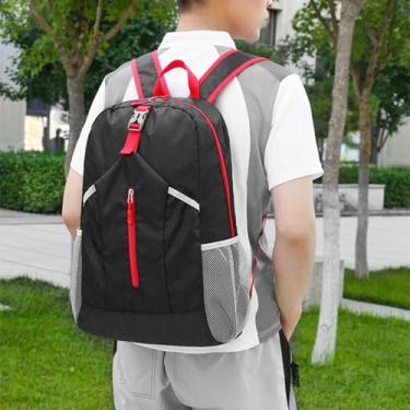 Imagem de Mochila para laptop de grande capacidade ao ar livre, leve, dobrável e portátil, ideal para piquenique, praia, acampamento e festas