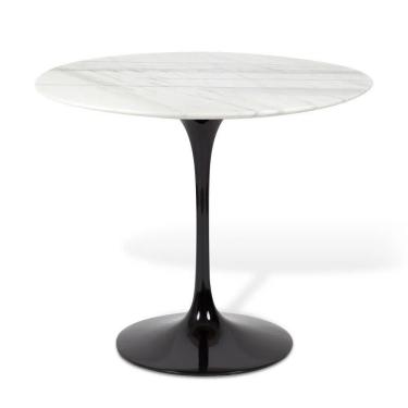 Imagem de Mesa Saarinen Redonda Espírito Santo 124cm - Base Preta