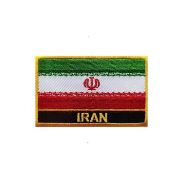 Imagem de Uijokdef 1 PÇ Patch de bandeira multinacional bordado a ferro ou costurado em bordado tático militar nacional multinacional (Irã)