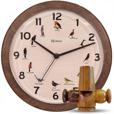 Imagem de Relógio Canto de Passarinho + Apito Inhambu Açu Modelo 13 - Herweg