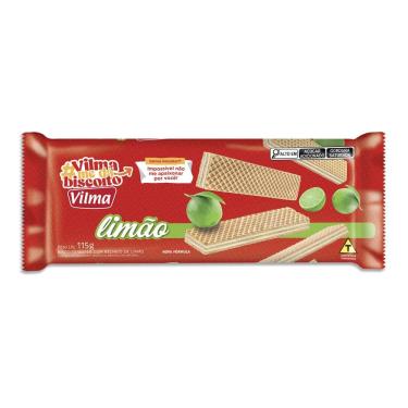 Imagem de Biscoito Wafer Vilma Sabor Limão 115g